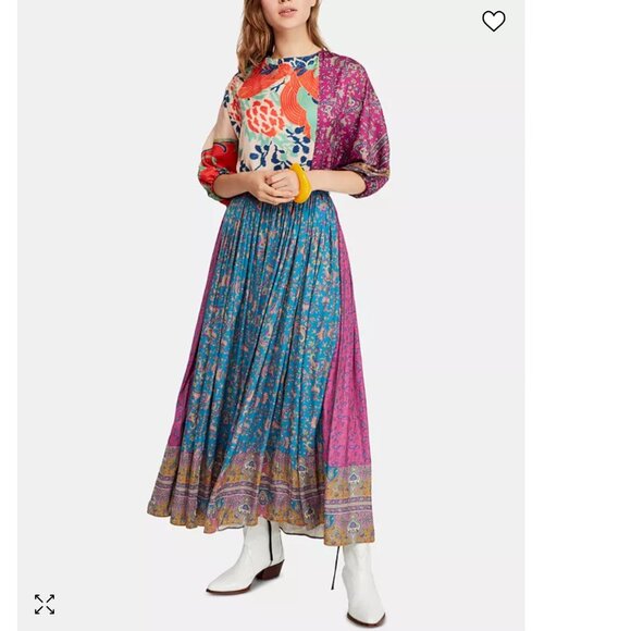 NWT Free People What You Want Maxi Dress Sz Large - Picture 2 of 12